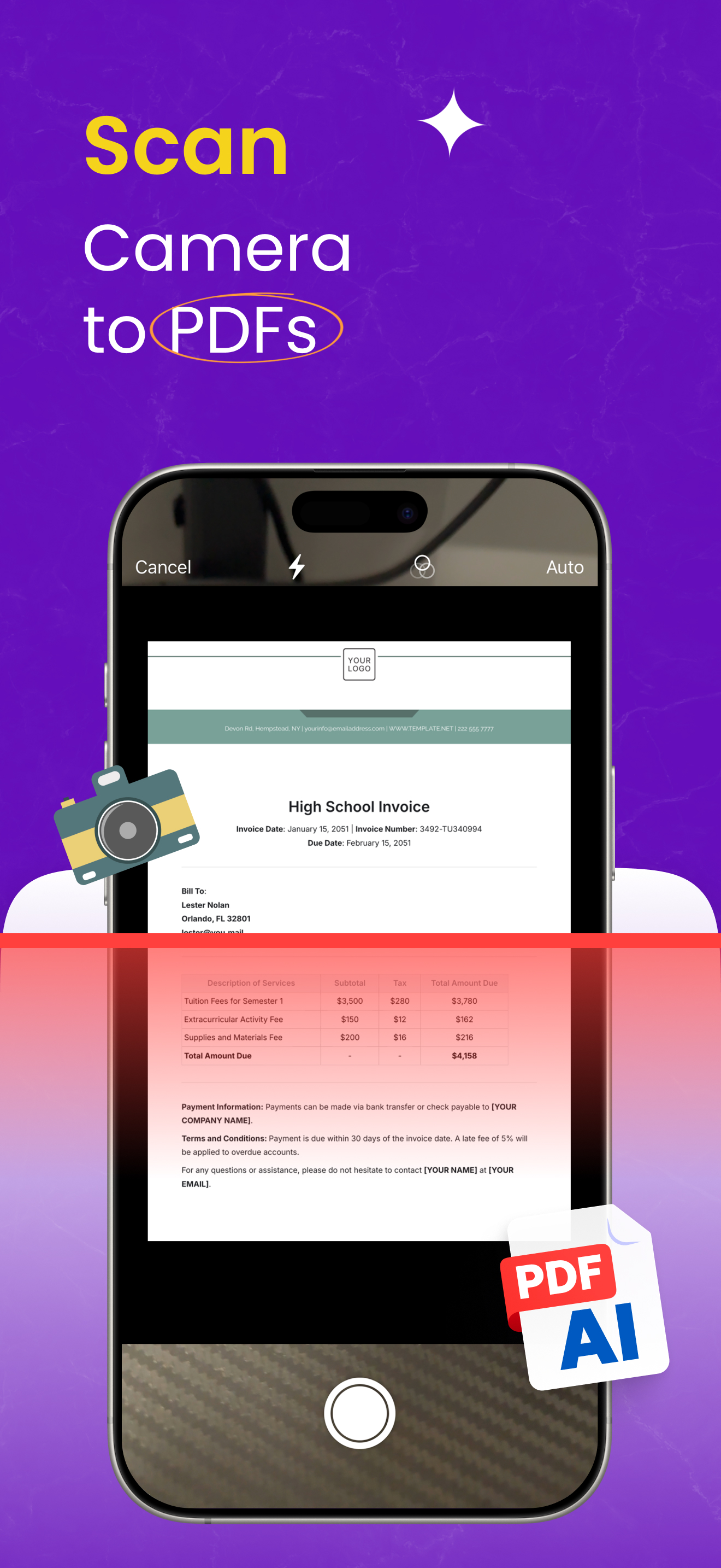 PDFAI Scan - Multi-Format Export